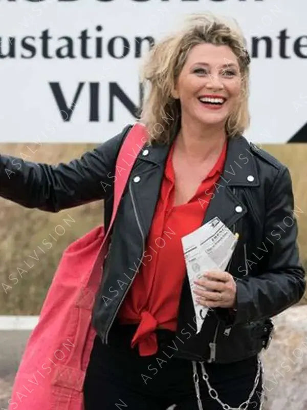 Candice Renoir Cécile Bois Leather Jacket