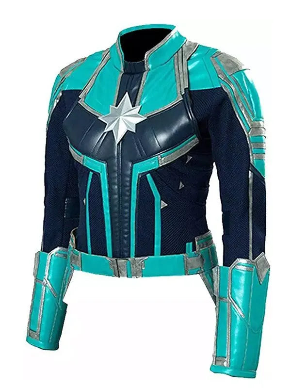 Brie Larson Captain Marvel Leather Jacket
