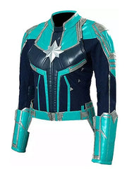 Brie Larson Captain Marvel Leather Jacket