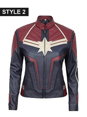 Brie Larson Captain Marvel Carol Danvers Leather Jacket