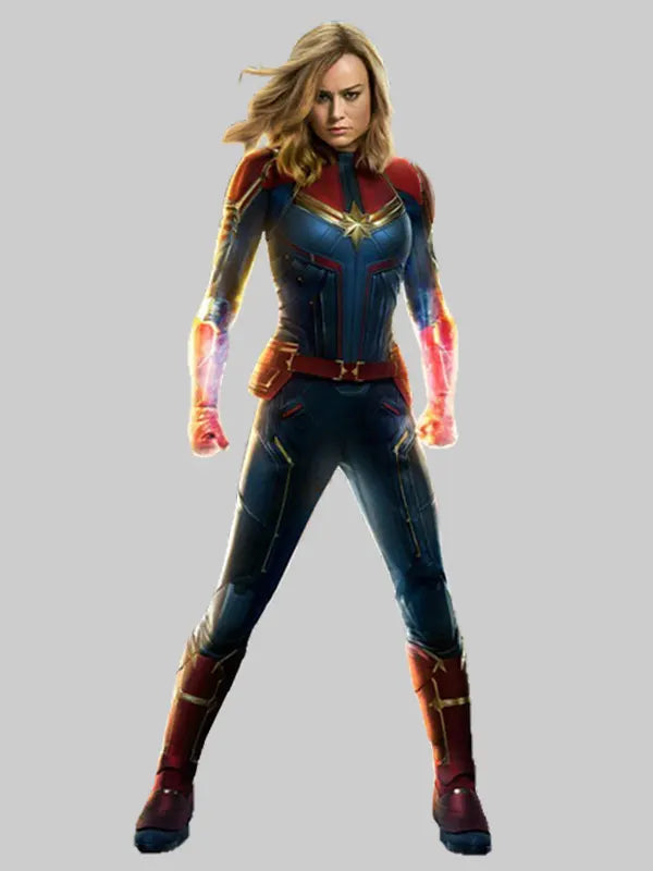 Brie Larson Captain Marvel Carol Danvers Leather Jacket