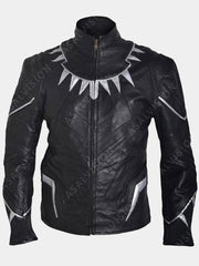 Chadwick Boseman Black Panther Leather Jacket
