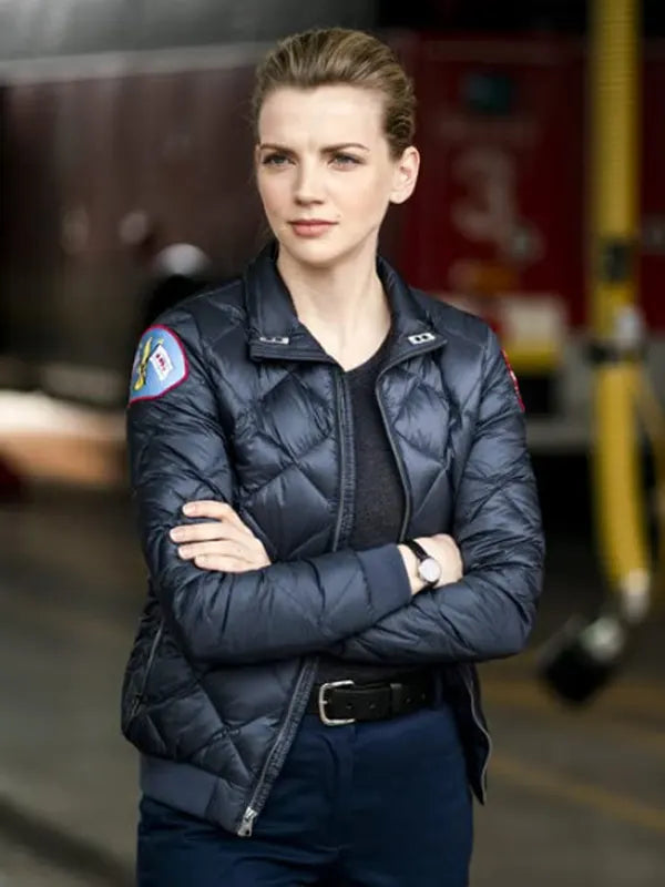 Chicago Fire Kara Killmer Quilted Jacket