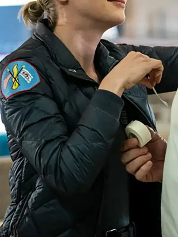 Chicago Fire Kara Killmer Quilted Jacket