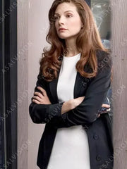 Christina TV Series Yellowstone Black Coat