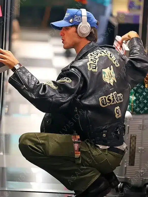 Avirex Jacob Elordi Leather Jacket