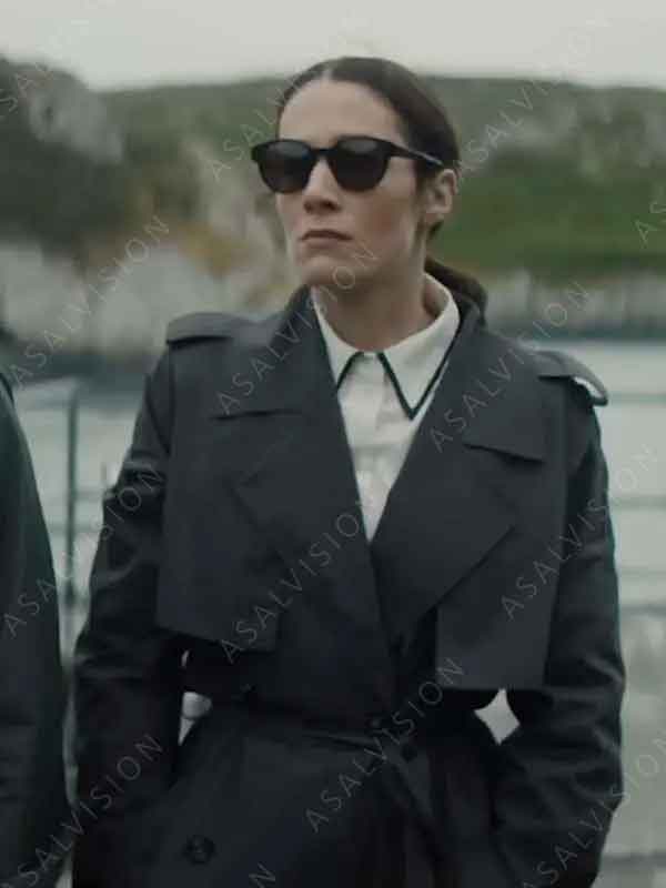 Bodkin Dove Black Trench Coat