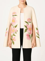 Carrie Preston Elsbeth Season 2 Floral Cape Coat