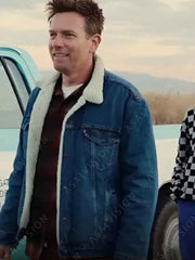 Bleeding Love 2024 Ewan McGregor Denim Jacket