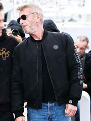 Asphalt City 2024 Gene Rutkovsky Black Bomber Jacket