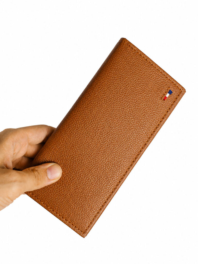 Bulk Brown Long Cow Leather Wallet (50 Pcs)