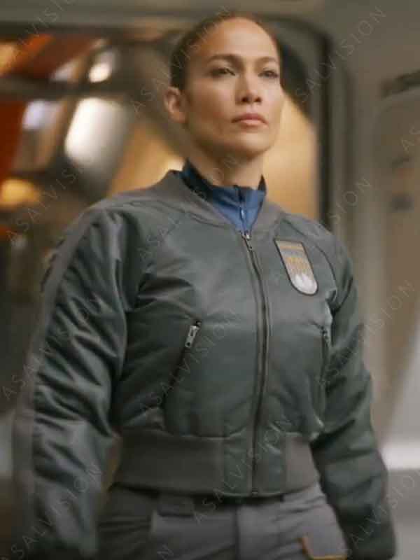 Atlas 2024 Jennifer Lopez Bomber Jacket