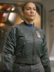 Atlas 2024 Jennifer Lopez Bomber Jacket