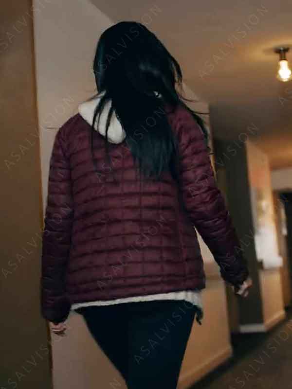A Stranger's Child Donna Fendyr Maroon Puffer Jacket
