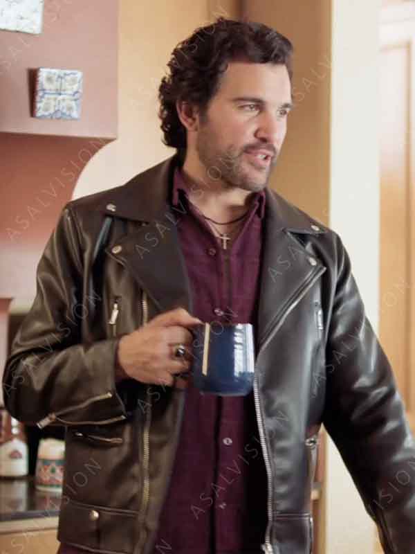 Branching Out 2024 Juan Pablo Di Pace Leather Jacket