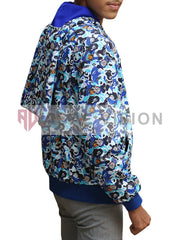 Bape Armed & Dan­ger­ous Juice Wrld Blue Hood­ie