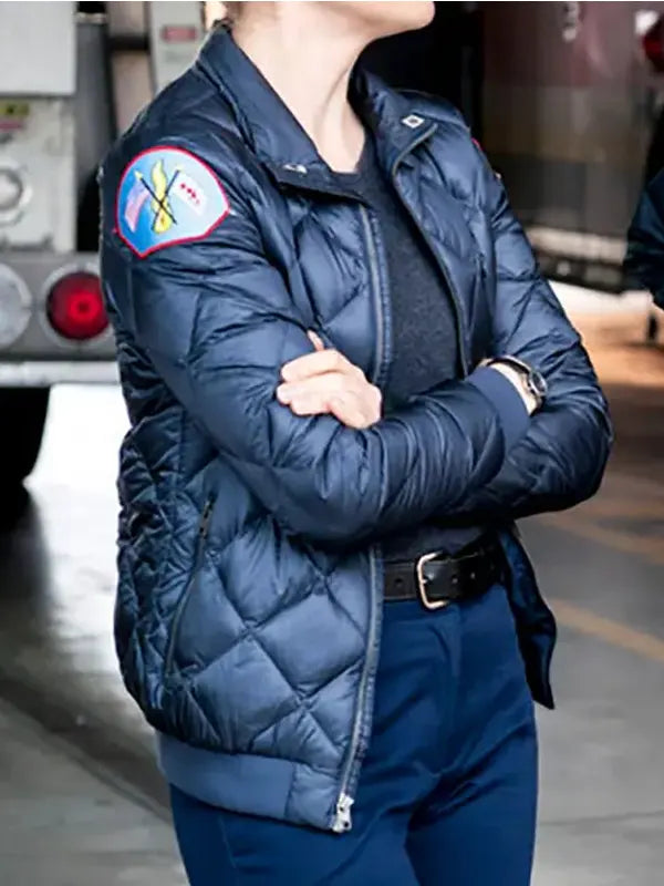 Chicago Fire Kara Killmer Quilted Jacket