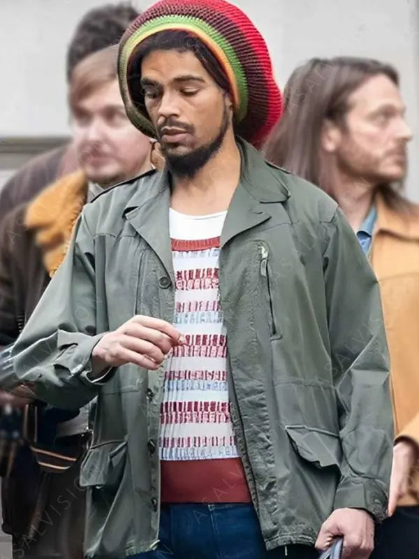 Bob Marley One Love 2024 Kingsley Ben-Adir Jacket