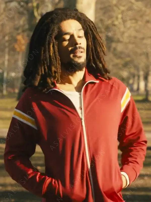 Bob Marley One Love 2024 Red Jacket