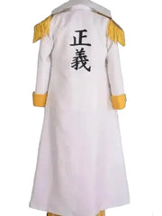 Borsalino One Piece Kizaru Cosplay White Coat