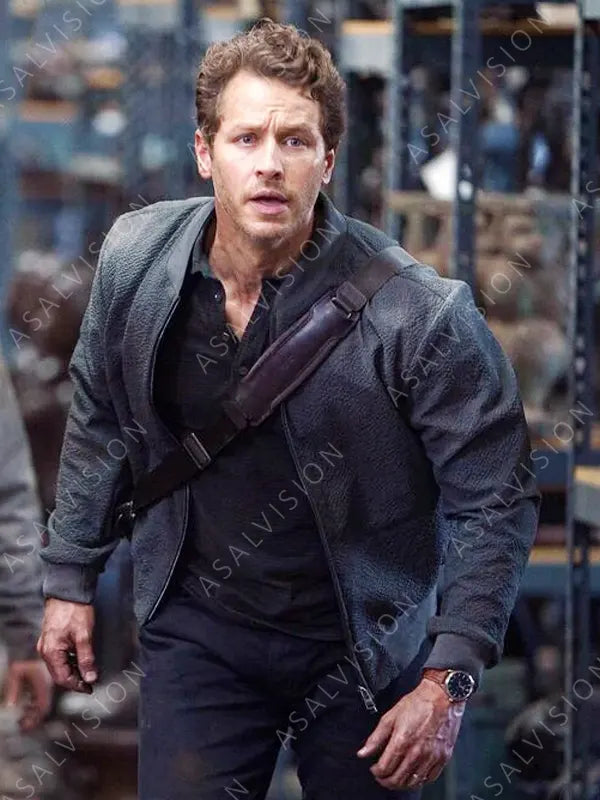 Ben Stone Manifest Leather Bomber Jacket