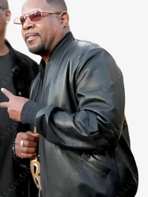 Beverly Hills Cop Axel F Premiere Martin Lawrence Leather Jacket