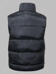 Black Collingwood Puffer Vest