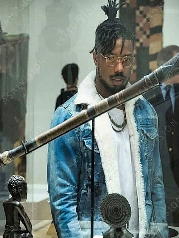 Black Panther Erik Killmonger Denim Jacket