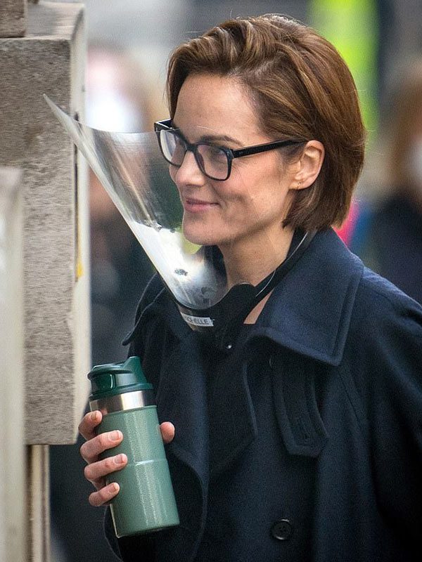 Anatomy of a Scandal Michelle Dockery Black Coat