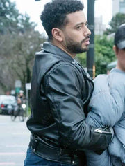 Alert Missing Persons Unit Mike Sherman Black Leather Jacket