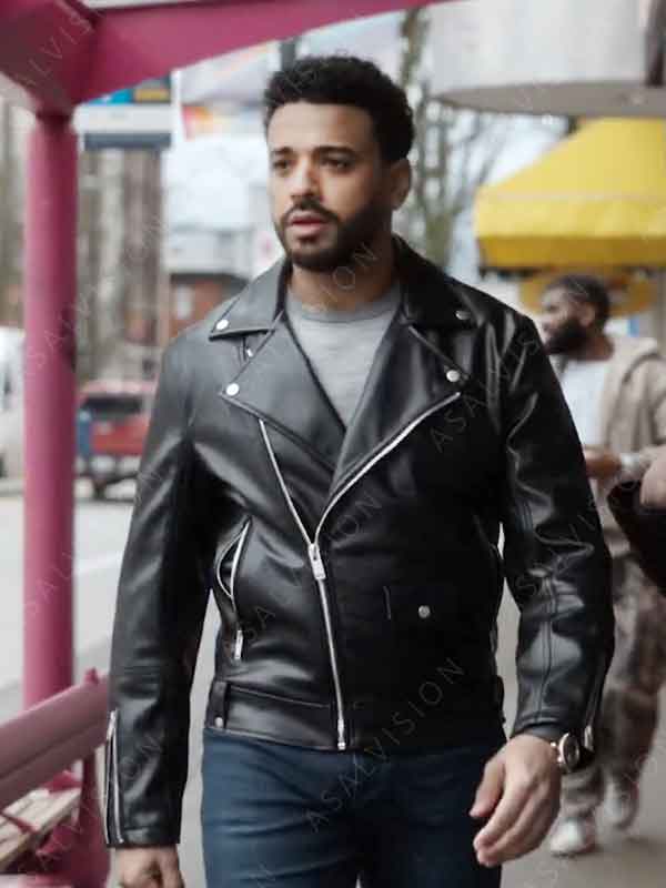 Alert Missing Persons Unit Mike Sherman Black Leather Jacket
