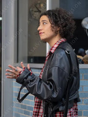 Babes 2024 Ilana Glazer Leather Jacket