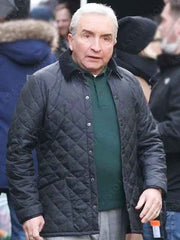 Back To Black 2024 Mitch Winehouse Black Quilted Jacket