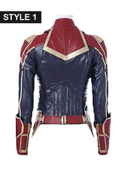 Brie Larson Captain Marvel Carol Danvers Leather Jacket