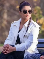 Citadel 2023 Nadia Sinh White Trench Coat