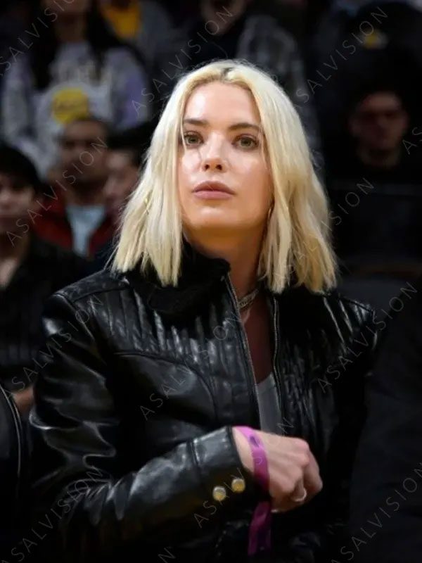 Ashley Benson NBA 2023 Leather Jacket