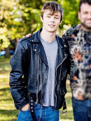 Brave the Dark 2025 Nathan Williams Black Leather Jacket