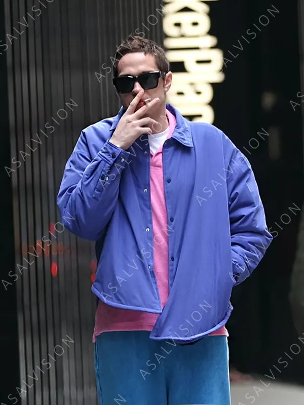 Bupkis Pete Davidson Purple Jacket