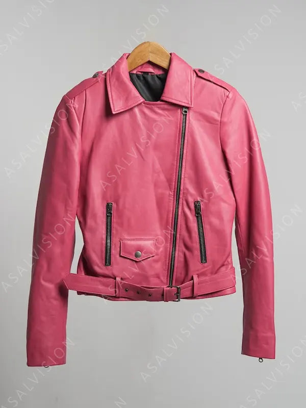 Barbie Pink Leather Jacket