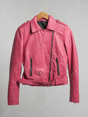 Barbie Pink Leather Jacket