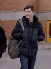 Chicago Fire Season 12 Sam Carver Black Puffer Jacket