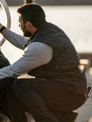 Alarum 2025 Scott Eastwood Black Vest