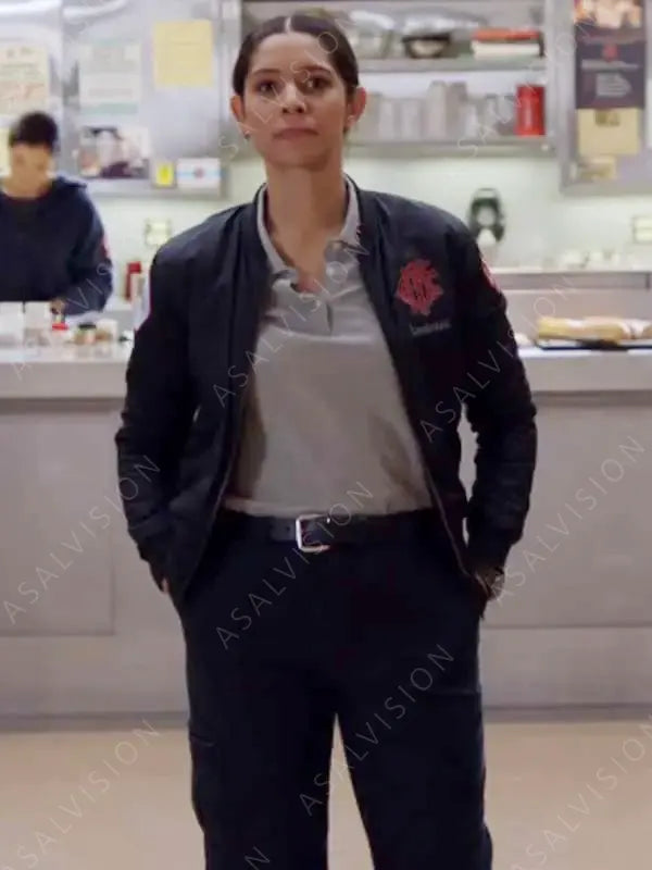 Chicago Fire Season 12 Stella Kidd Bomber Jacket