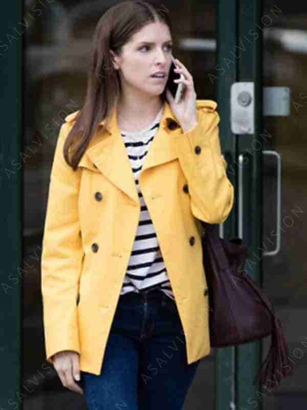 A Simple Favor Stephanie Smothers Yellow Coat