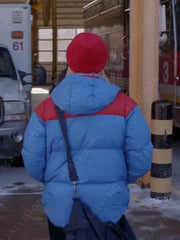 Chicago Fire Season 10 Sylvie Brett Puffer Hooded Jacket