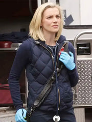 Chicago Fire Season 12 Sylvie Brett Quilted Vest