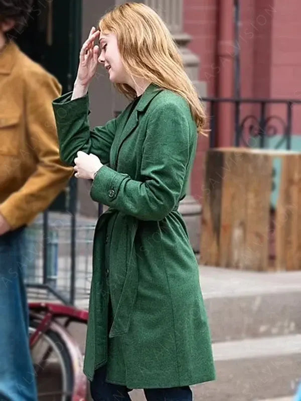 A Complete Unknown Sylvie Russo Green Trench Coat