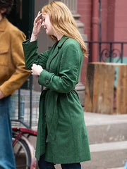 A Complete Unknown Sylvie Russo Green Trench Coat