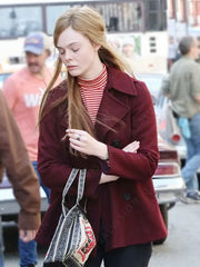 A Complete Unknown Sylvie Russo Maroon Peacoat