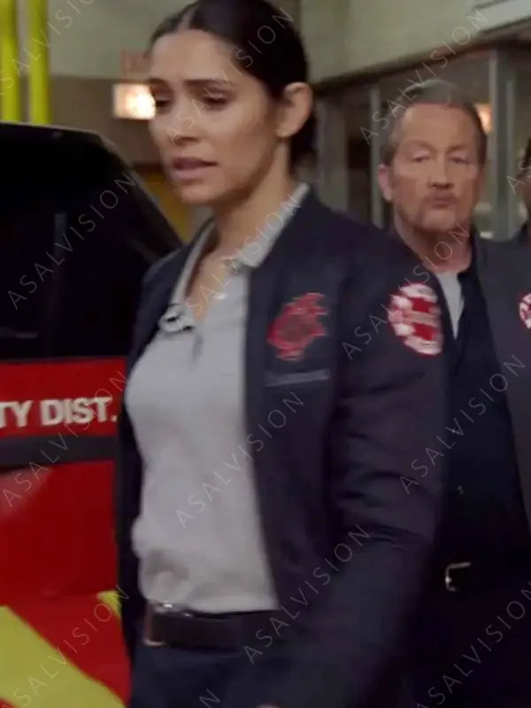 Chicago Fire Season 12 Stella Kidd Bomber Jacket